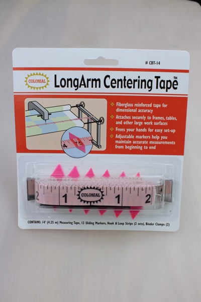Long Arm Centering Tape