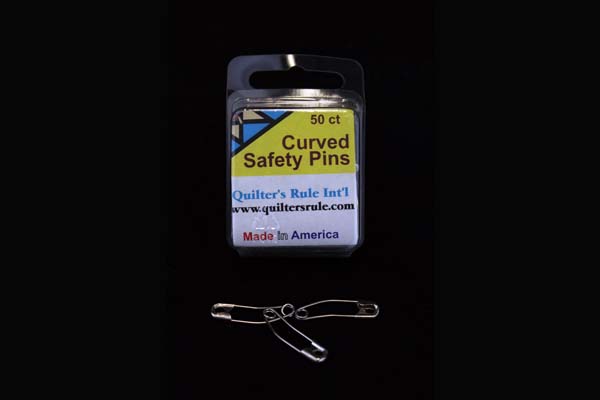 Curved Steel Safety Pins