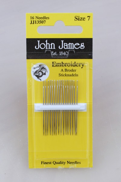 John James Needles - Embroidery