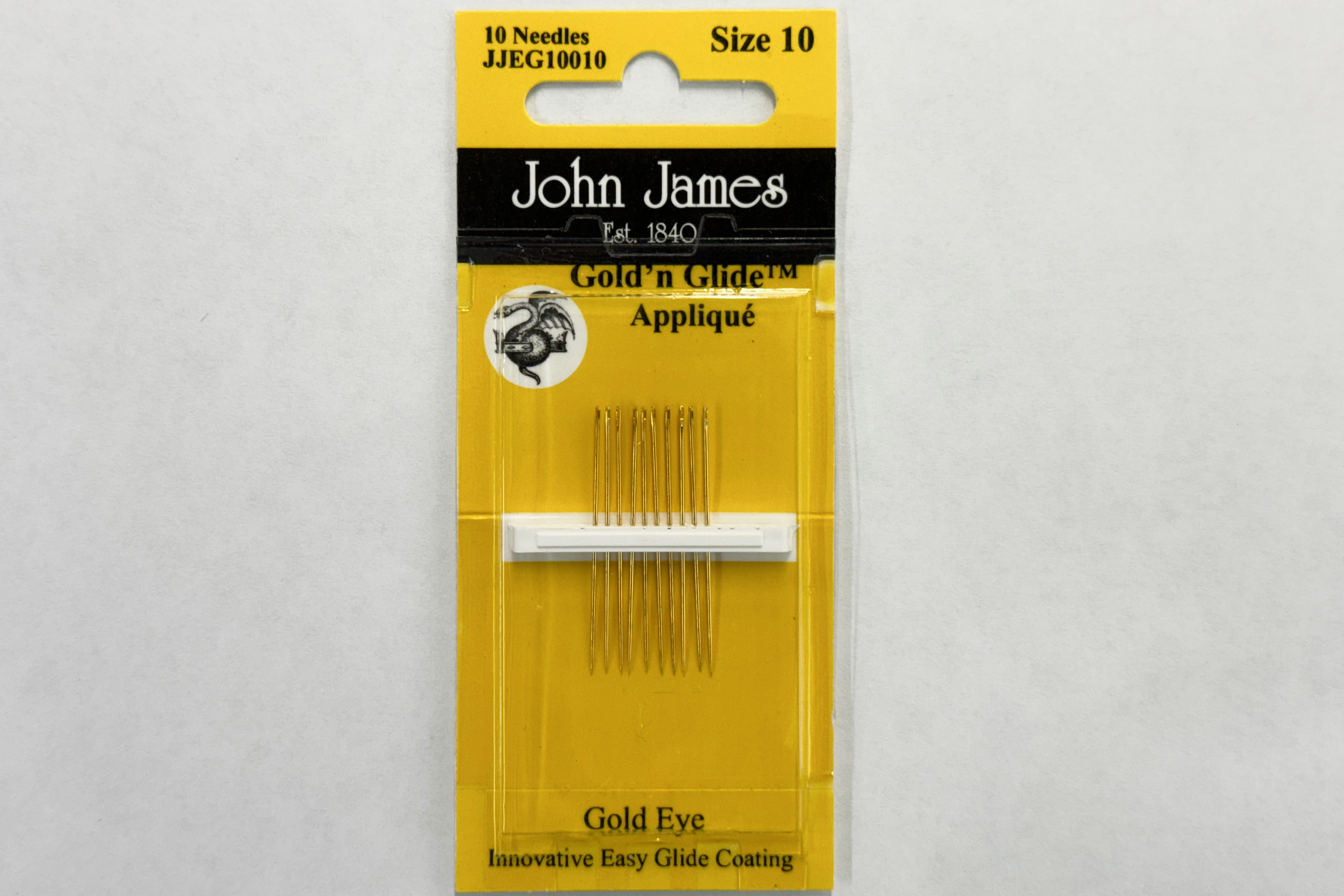 John James Needles - Gold`n Glide Applique Needles