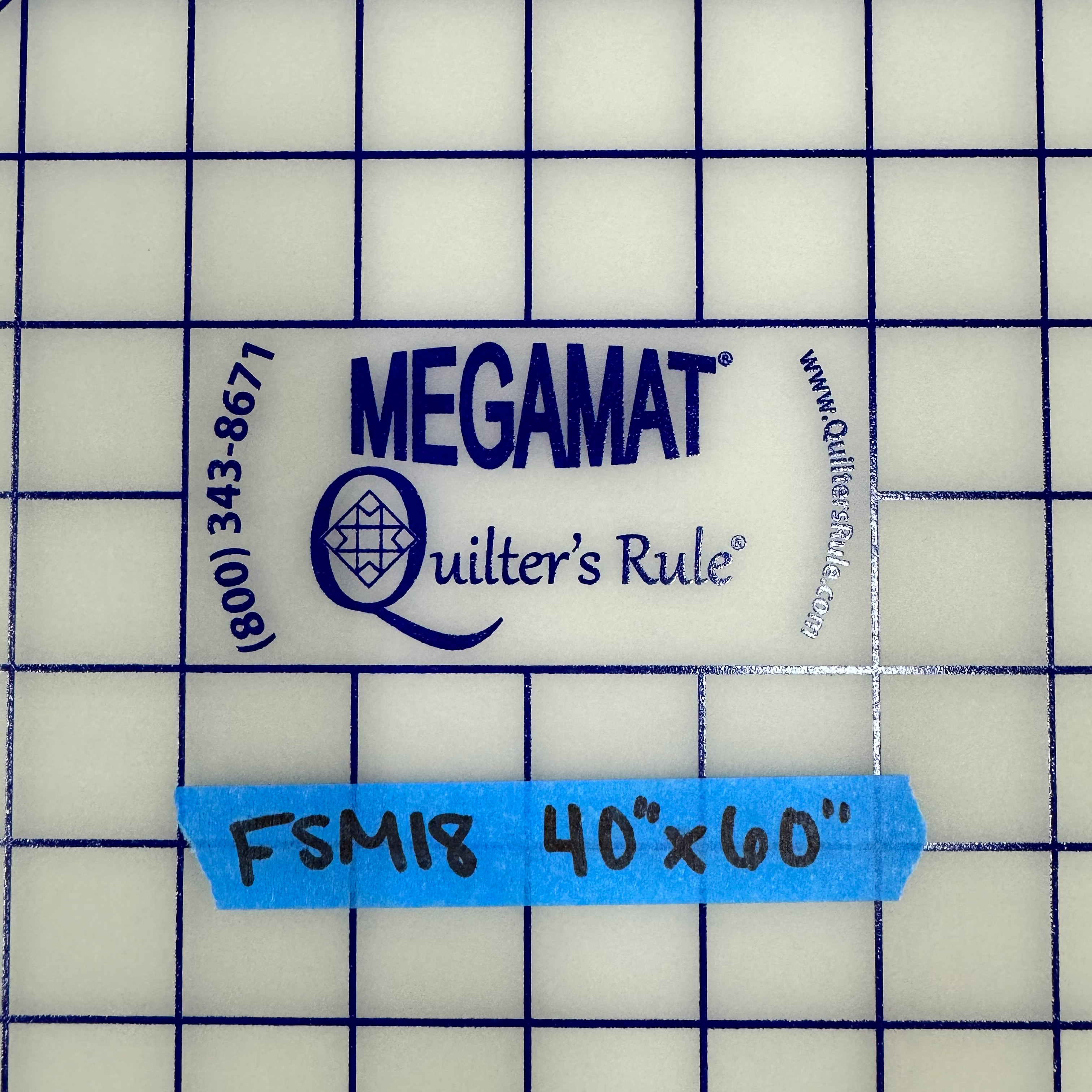 Factory Second 40"X60" Mat FSM18 Quilters Rule